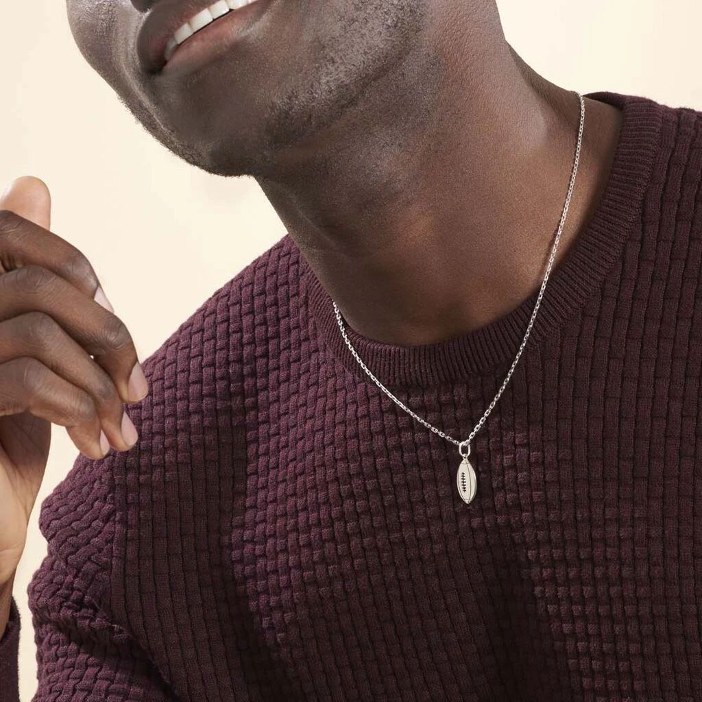 Pendentif Elrick Argent Blanc 5 Pendentif Elrick Argent Blanc – Image 3