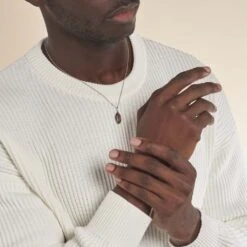 Pendentif Elrick Argent Blanc 9 Pendentif Elrick Argent Blanc -Fanny Boutique FAPHBW0295 model1