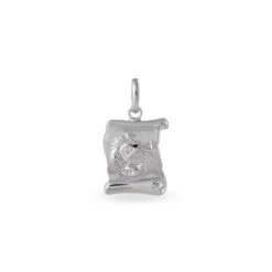 Pendentif Azeline Argent Blanc