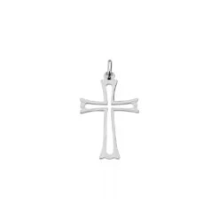 Pendentif Romayssa Argent Blanc