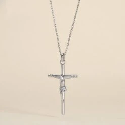 Pendentif Nessahae Argent Blanc -Fanny Boutique FAPMBW0351 view2