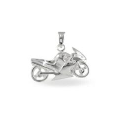 Pendentif Costanza Argent Blanc -Fanny Boutique FAPMBW0441 view2