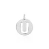 Pendentif Elio U Argent Blanc 1 Pendentif Elio U Argent Blanc -Fanny Boutique FAPMBW0822 master