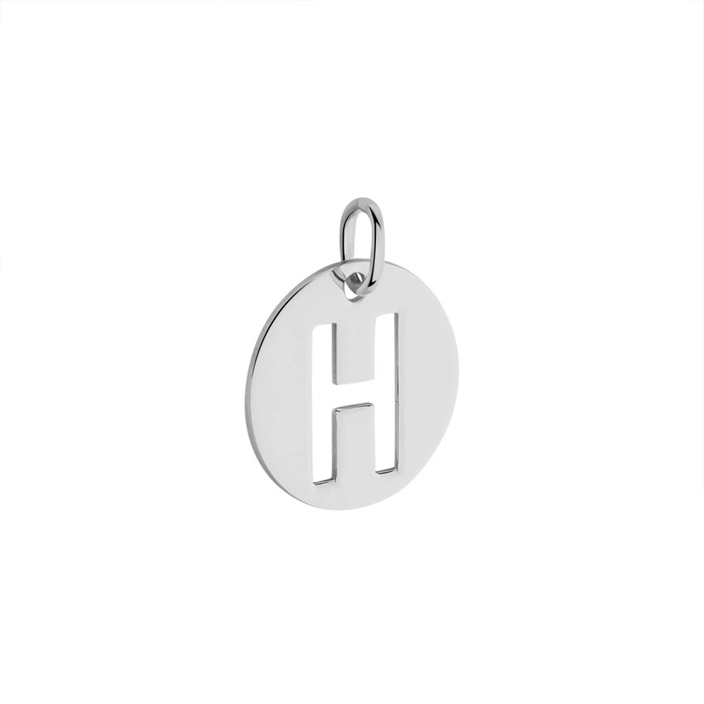 Pendentif Elio H Argent Blanc 4 Pendentif Elio H Argent Blanc – Image 2