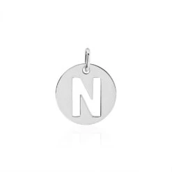 Pendentif Elio N Argent Blanc