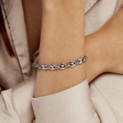 Bracelet Cadia Acier Blanc -Fanny Boutique FIBHBW008U model3