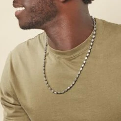 Collier Ephrem Acier Bicolore -Fanny Boutique FICH2W0033 model1