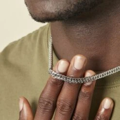 Collier Acier Frederic -Fanny Boutique FICHBW0272 model1