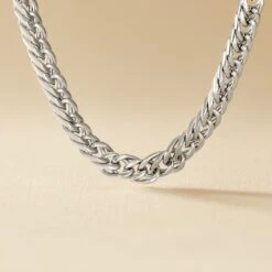 Collier Acier Frederic -Fanny Boutique FICHBW0272 view2