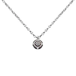 Collier Acier Blanc Kyliann