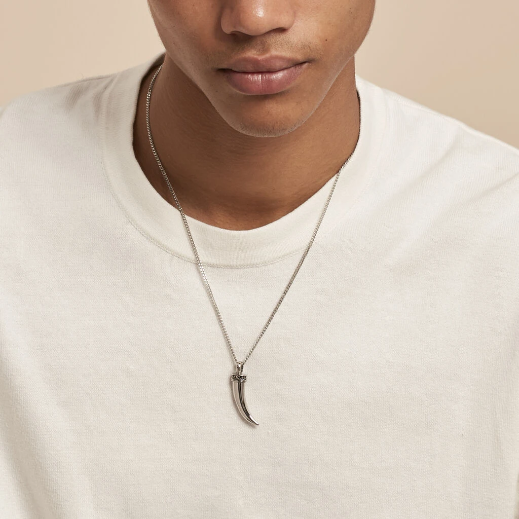 Pendentif Acier Blanc Wassim 5 Pendentif Acier Blanc Wassim – Image 3