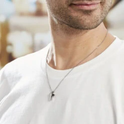 Collier Ruya Acier Blanc Oxyde De Zirconium -Fanny Boutique FICHBZN002 model0