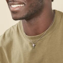 Collier Ruya Acier Blanc Oxyde De Zirconium -Fanny Boutique FICHBZN002 model1