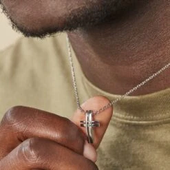 Collier Ruya Acier Blanc Oxyde De Zirconium -Fanny Boutique FICHBZN002 model2