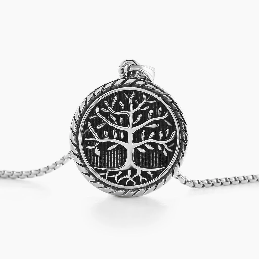 Collier Acier Vieillit Ron 4 Collier Acier Vieillit Ron – Image 2