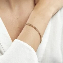 Bracelet Plaqué Or Jaune Macaria -Fanny Boutique FQBFJW0672 model1