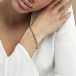 Bracelet Plaqué Or Jaune Avelyne 8 Bracelet Plaqué Or Jaune Avelyne -Fanny Boutique FQBFJW0673 model0