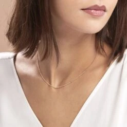 Collier Liza Plaqué Or Jaune -Fanny Boutique FQCFJW0595 model0