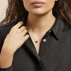 Collier Plaqué Or Jaune Nilay Oxyde De Zirconium -Fanny Boutique FQCFJZB005 model0