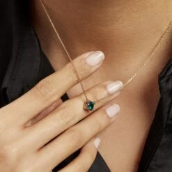 Collier Plaqué Or Jaune Nilay Oxyde De Zirconium -Fanny Boutique FQCFJZB005 model1