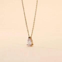 Collier Naellya Plaqué Or Jaune Oxyde De Zirconium -Fanny Boutique FQCFJZW199 view2