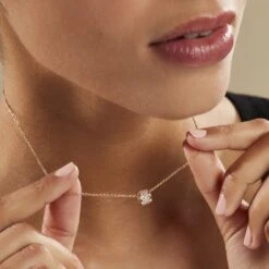 Collier Gia Plaqué Or Jaune Oxyde De Zirconium 9 Collier Gia Plaqué Or Jaune Oxyde De Zirconium -Fanny Boutique FQCFJZW345 model1