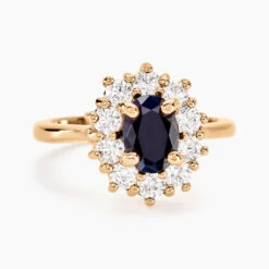 Bague Insaf Plaqué Or Jaune Oxyde De Zirconium