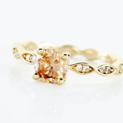 Bague Kurt Plaqué Or Jaune Oxyde De Zirconium -Fanny Boutique FQDFJZC002 view3