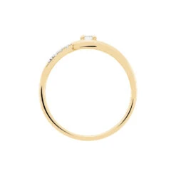 Bague Auberi Plaqué Or Jaune Oxyde De Zirconium -Fanny Boutique FQDFJZW267 view2