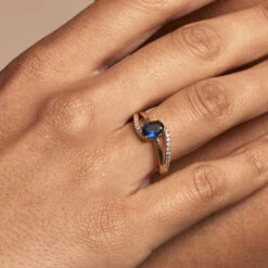 Bague Tyana Plaqué Or Jaune Pierre De Synthese Et Oxyde De Zirconium 13 Bague Tyana Plaqué Or Jaune Pierre De Synthese Et Oxyde De Zirconium -Fanny Boutique FQDFJZW476 model1