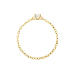 Bague Mahia Plaqué Or Jaune Oxyde De Zirconium 9 Bague Mahia Plaqué Or Jaune Oxyde De Zirconium -Fanny Boutique FQDFJZW581 view2