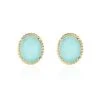 Boucles D'oreilles Puces Leeve Plaqué Or Jaune Amazonite Oxyde -Fanny Boutique FQOFJAT004 master