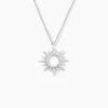 Collier Lip Henriette Argent Blanc Oxyde De Zirconium