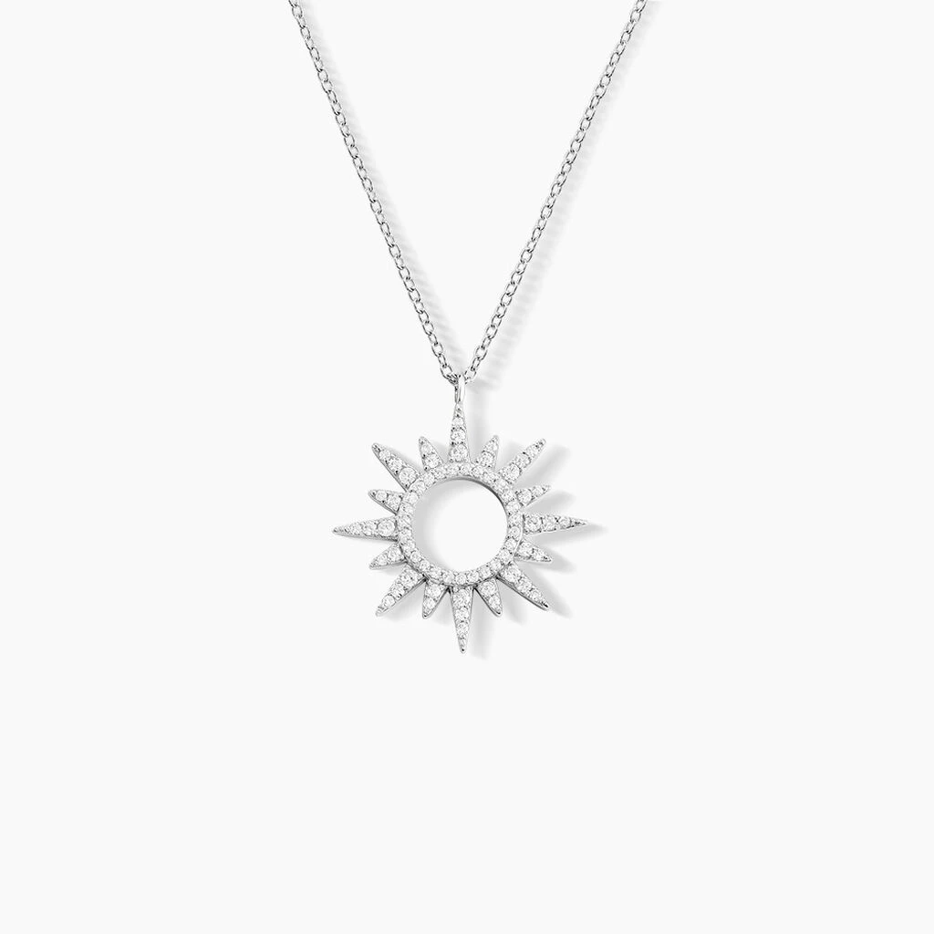 Collier Lip Henriette Argent Blanc Oxyde De Zirconium 3 Collier Lip Henriette Argent Blanc Oxyde De Zirconium